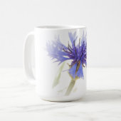 Mug Photo de Cornflower bleu - (Devant gauche)