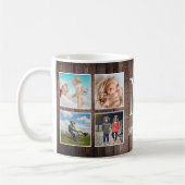 Mug Photo de Custom Collage Rustic Farmhouse Family (Gauche)