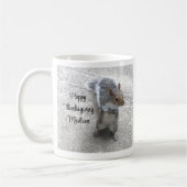 Mug Photo de Cute Little Squirrel avec Queue Fluffy (Gauche)