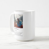 Mug Photo de définition de maman de chien (Devant gauche)