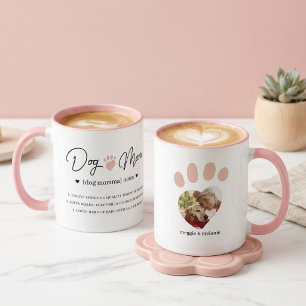 Mug Photo de définition personnalisée de maman de chie