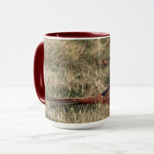 Mug Photo de faisan (Devant gauche)