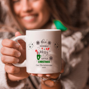 Mug Photo de famille festif Joyeux petit Noël