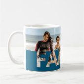 Mug Photo de famille personnalisé (Gauche)