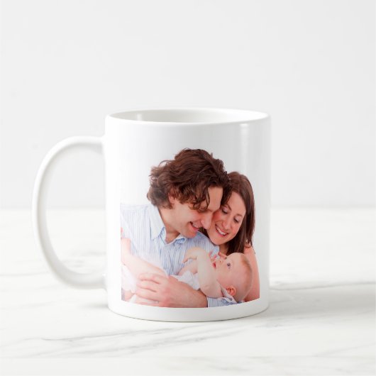 Mug Photo de famille personnalisée (Gauche)