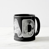 Mug Photo de Fête des pères papa Happy (Devant droit)