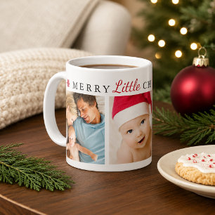 Mug Photo de flocon de neige de Noël joyeux