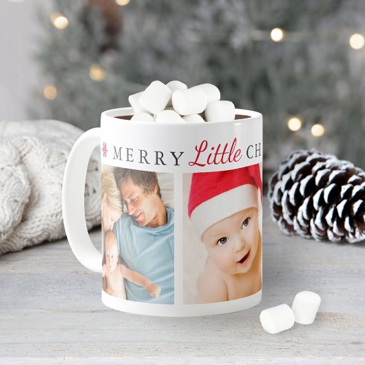 Mug Photo de flocon de neige de Noël joyeux