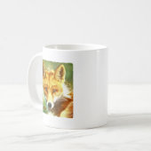 Mug Photo de Fox rouge (Devant gauche)