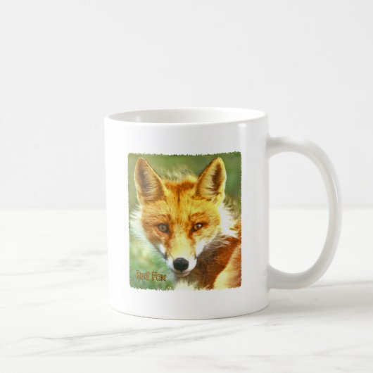 Mug Photo de Fox rouge (Droite)