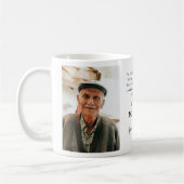 Mug Photo de funérailles sentimental mémorable (Gauche)