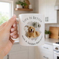 Photo de Golden Retriever La vie est meilleure