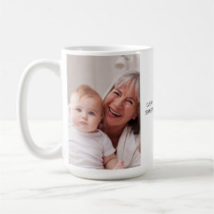 Mug Photo de grand-mère en noir et blanc 2
