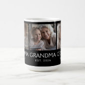 Mug Photo de Grand-mère Established Typography Noir 3 (Centre)