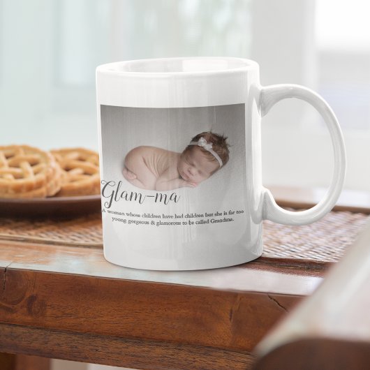 Mug Photo de grand-mère Glam-ma