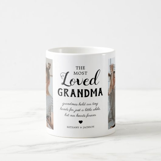Mug Photo de grand-mère la plus aimée (Centre)