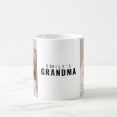 Mug Photo de grand-mère noir blanc 2 (Centre)