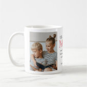 Mug Photo de la famille mère la plus aimée (Gauche)