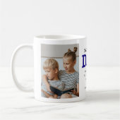 Mug Photo de la famille papa la plus aimée (Gauche)