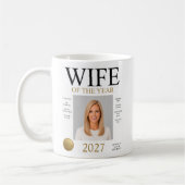 Mug Photo de la femme de l'année (Gauche)
