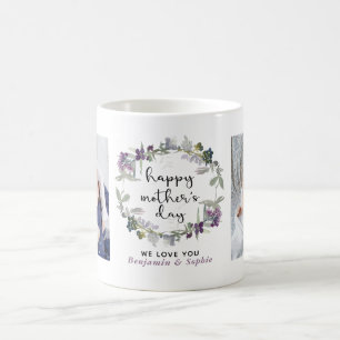 Mug Photo de la Fête des mères florales