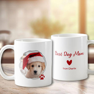 Mug Photo de la maman du chien Best Chien Red Paw