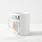 Mug Photo de la mère de l'année (Devant gauche)