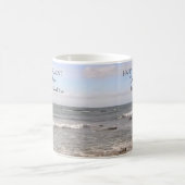 Mug Photo de la retraite heureuse des vagues de l'océa (Centre)