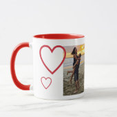 Mug Photo de la Saint Valentin (Gauche)