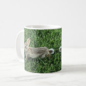 Mug Photo de lapin de lapin mignon (Devant gauche)