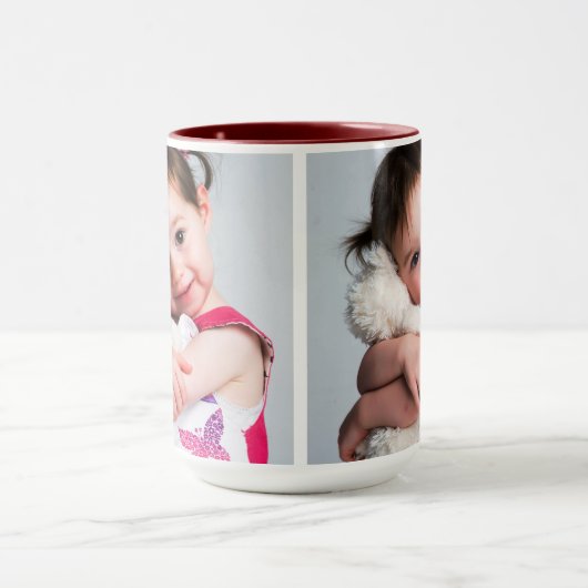 Mug Photo de l'enfant, copain, conjoint, maman ou anim (Centre)
