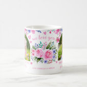 Mug Photo de l'enfant mère Jour Keepsaké Aquarelle Flo (Centre)