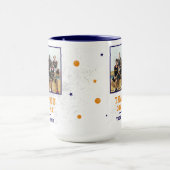 Mug Photo de l'équipe de coach Merci bleu (Centre)