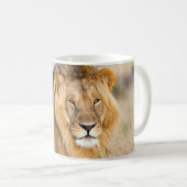 Mug Photo de lion majestueuse (Devant droit)