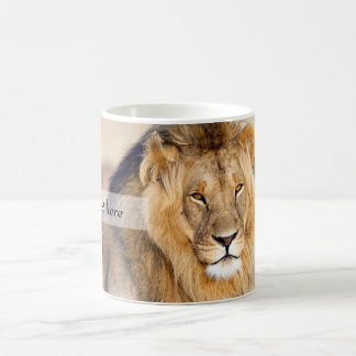 Mug Photo de lion majestueuse personnalisée