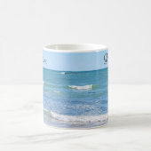 Mug Photo de l'océan Atlantique Nom personnalisé (Centre)