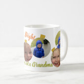 Mug Photo de l'ornement de Noël (Devant droit)