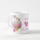 Mug Photo de maman 2 en aquarelle (Devant gauche)