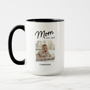 Mug Photo de maman Date d'établissement