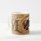 Mug Photo de maman de Rodéo Western rustique (Devant gauche)