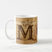 Mug Photo de maman de Rodéo Western rustique (Gauche)