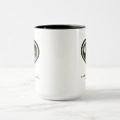 Mug Photo de mariage du cœur de jeunes mariés (Centre)