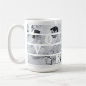 Mug Photo de mariage personnalisée "AMOUR" (Gauche)