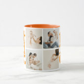 Mug Photo de Meilleur Papa Chien Moderne (Centre)