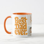 Mug Photo de Meilleur Papa Chien Moderne (Gauche)