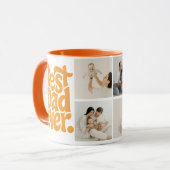 Mug Photo de Meilleur Papa Chien Moderne (Devant gauche)