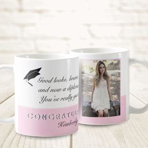 Mug Photo de message de félicitations de remise de dip