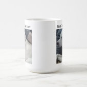 Mug Photo de mignon chien avec le meilleur pote jamais (Centre)
