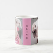 Mug Photo de mignon chien blanc Personnaliser avec le  (Centre)