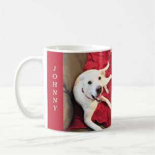 Mug Photo de mignon Chien Chien Chien Blanc Souriant R